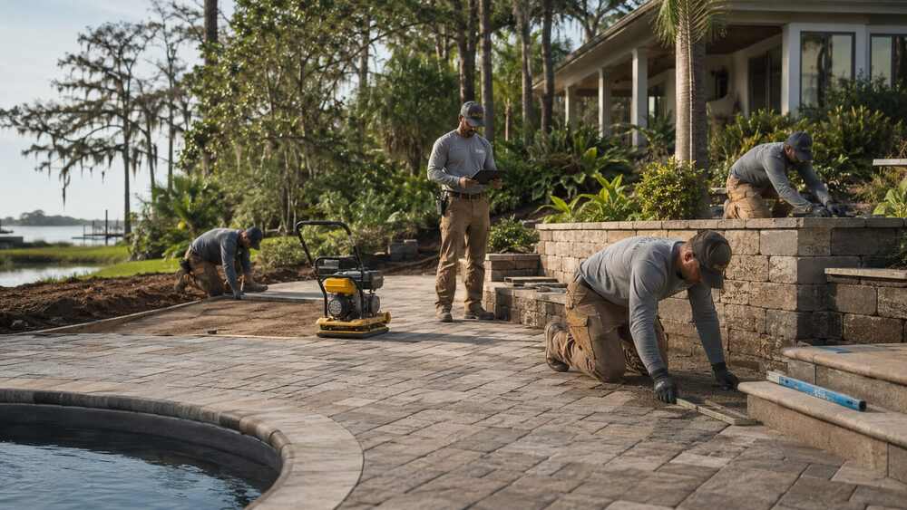 Hardscaping & Outdoor Construction field service operations
