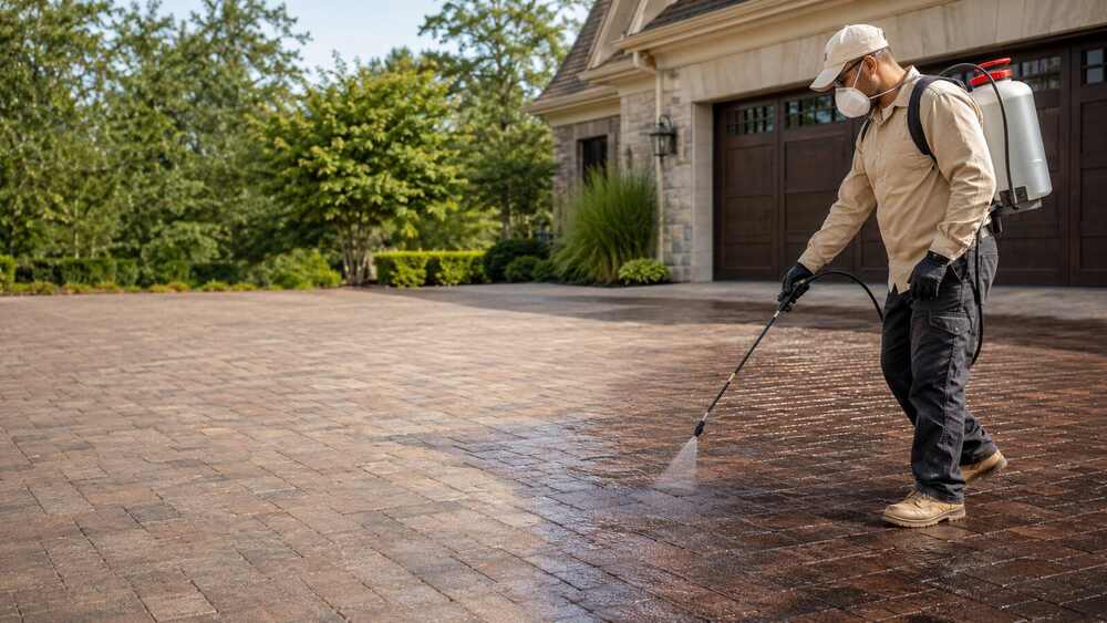 Paver Cleaning & Sealing field service operations