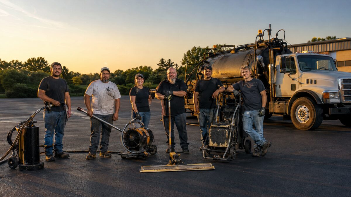 Sealcoating field service operations