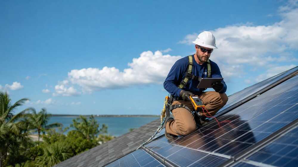 Solar field service operations