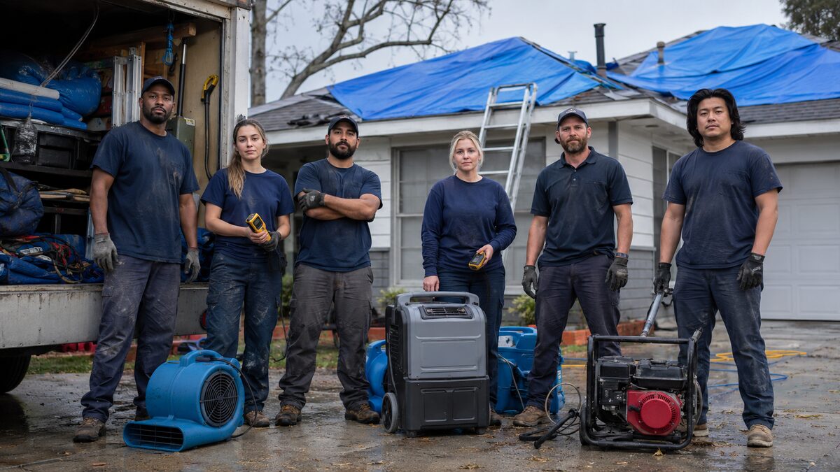 Storm Restoration field service operations